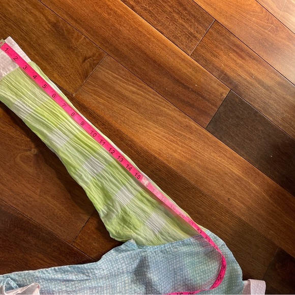 Solid & Striped The Mixed Print Long Oxford Tunic Swim
Coverup Pink Green XS - Picture 15 of 15